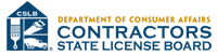 Contractors State License Board Logo